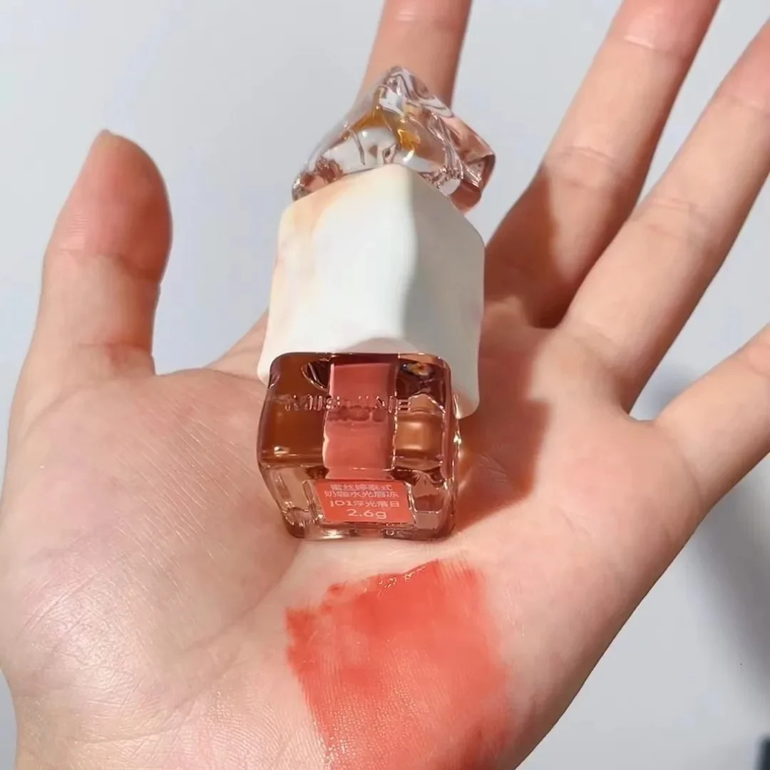 Mistine Latte Lip Glaze Juicy lipstick Double texture Double effect Water based lipstick Soft Mist lipstick Cosmetics 241107 ww