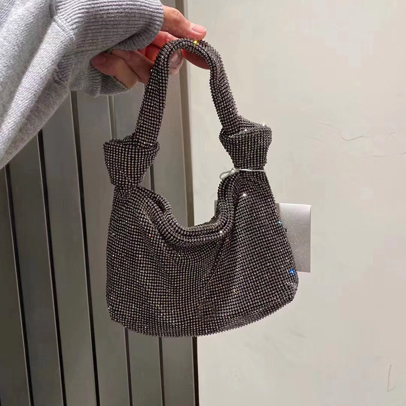 2021 women's new mini diamond Hand bag bling dinner bag