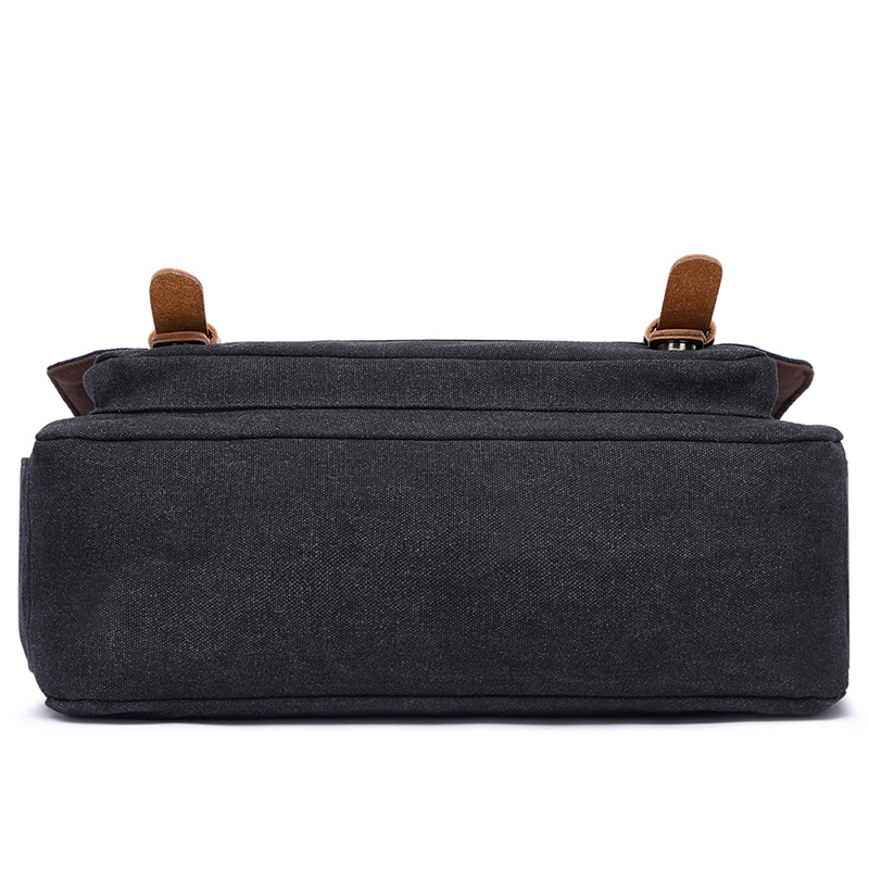 Large Capacity Men Business Briefcase Handbags Canvas Bags for Travel Books Messenger Bags Multifunctional 14 Inch Computer Bag