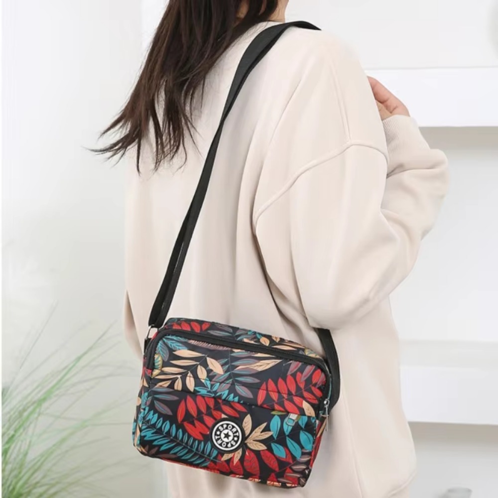 Oxford Cloth Women's Crossbody Bag 2024 Cloth Casual Backpack Messenger Nylon Canvas Bag Shoulder Middle-aged Mother Handbag