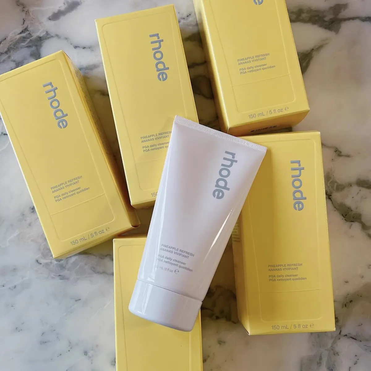 2 pcs Daily Cleanser 150ml Skin Care Face Cleansers Pineapple Refresh Ananas Vivifiant Facial Washing Cleaning Lotion 5oz Cream High Quality Free Shipping