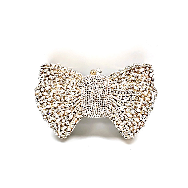 NWE bow knot crystal purses Classical women accessories diamonds luxury clutches Bridal wedding party Popsicle purses