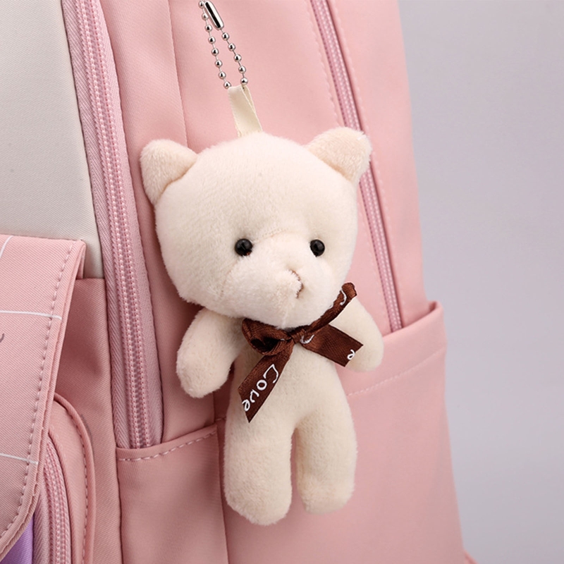 Multi Pocket Nylon Backpack Travel Rucksack Cute Casual Daypack School Bag for Women Student Teenagers