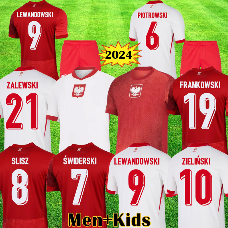2024 2025 LEWANDOWSKI Poland Soccer Jerseys FRANKOWSKI Polonia football shirts 24 25 KRYCHOWIAK GROSICKI Zielinski MILIK ZIELINSKI Szymanski Polish Men kids kit