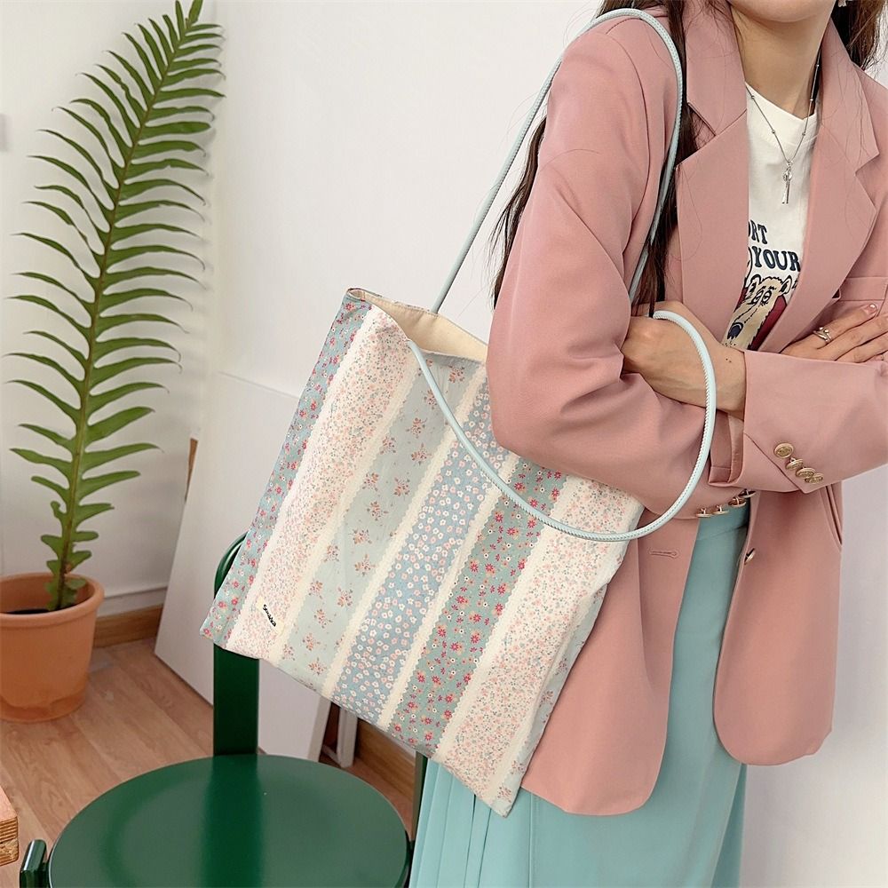 Shoulder Bag Fashionable Large-capacity Tote Bag Fashion Print Vintage Crossbody Bag Canvas Bag