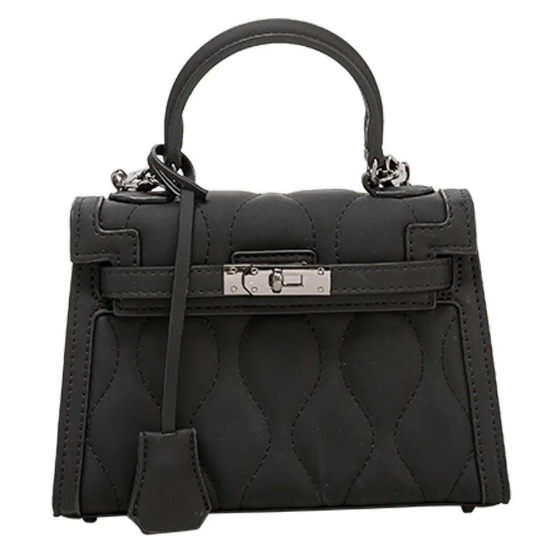 Small niche design fashionable and versatile high-end feel frosted mini Kelly bag women's 2024 new handbag