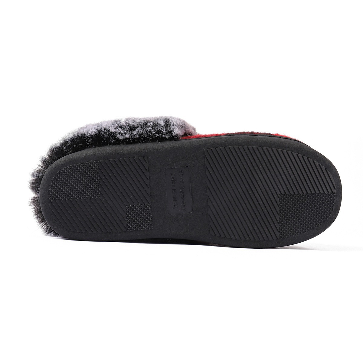 Men's and Women's New Plaid Comfortable Warm Cotton Slippers Free Shipping.