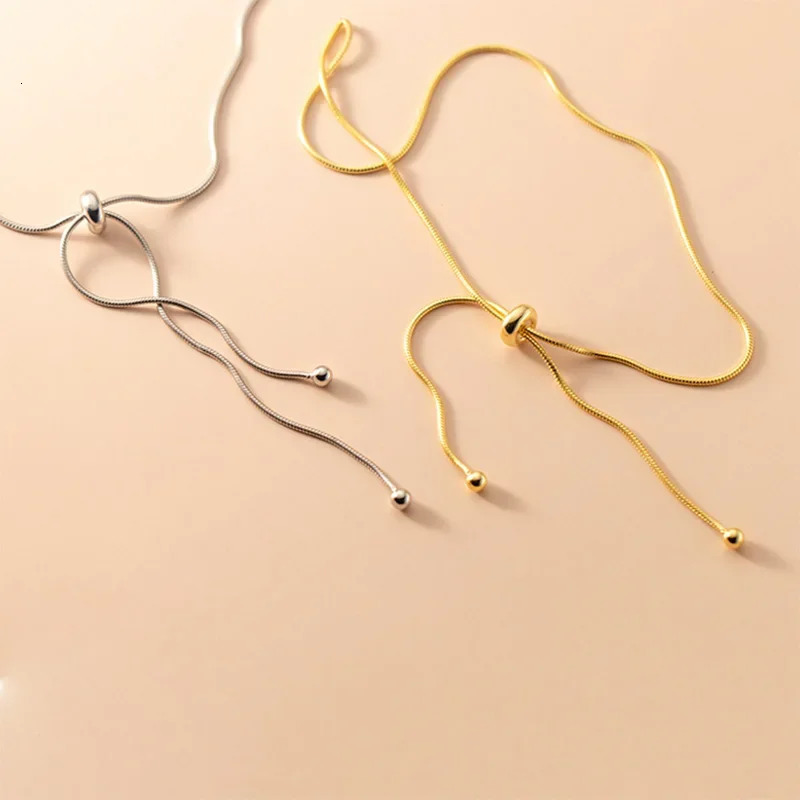 TrustDavis Real 925 sterling silver fashionable sweet snake chain necklace suitable for womens wedding parties birthday gifts jewelry DA2338 241107