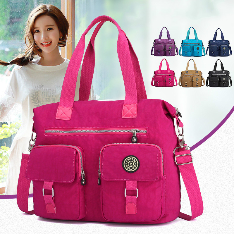 Waterproof Nylon Women Handbags Designer Large Capacity Shoulder Bag Female Crossbody Bags High Quality Ladies Messenger Bags