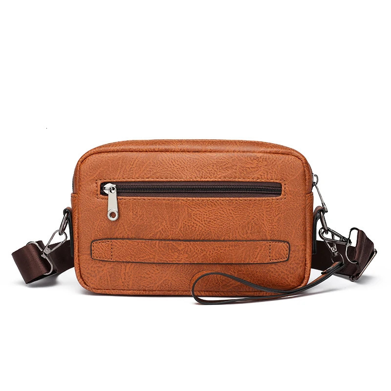 Casual Mens Handbag Shoulder Bag Waterproof Small Mobile Phone Mans Messenger Square Travel Crossbody Bags 241106
