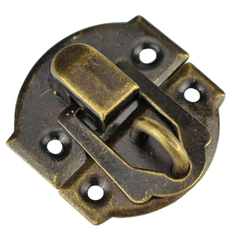 10Pcs 27*30MM Vintage Iron Lock Catch for Jewelry Box Suitcase Clip Hardware