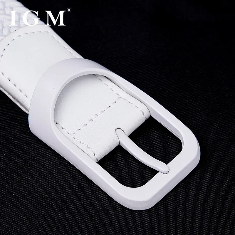Belt for Men and Women Decoration Fashion Canvas Woven Belt Casual Sports No Hole Elastic Belt 241107