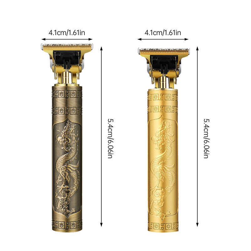 USB Cordless Beard Trimmer Plastic Electric Clipper Professional Haircut Grooming Hair Cutting