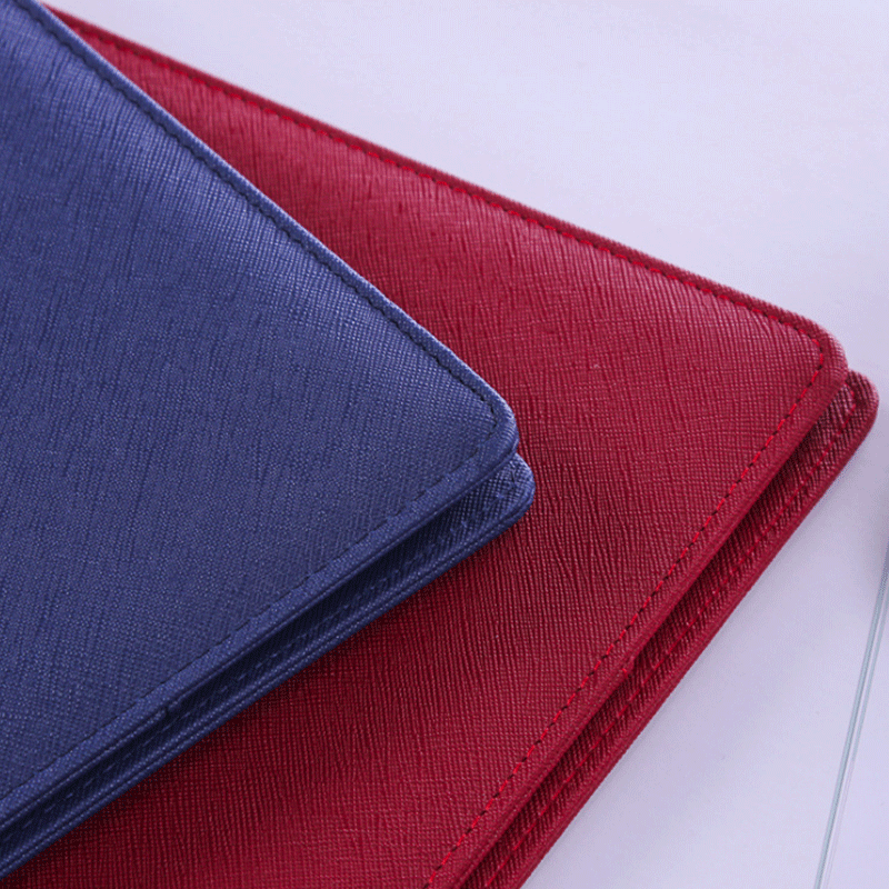 Customized Portfolio New Style A4 File Holder Note Pad Paper 30 Sheets Portable Business Document Bag Fashion ID Card Holder