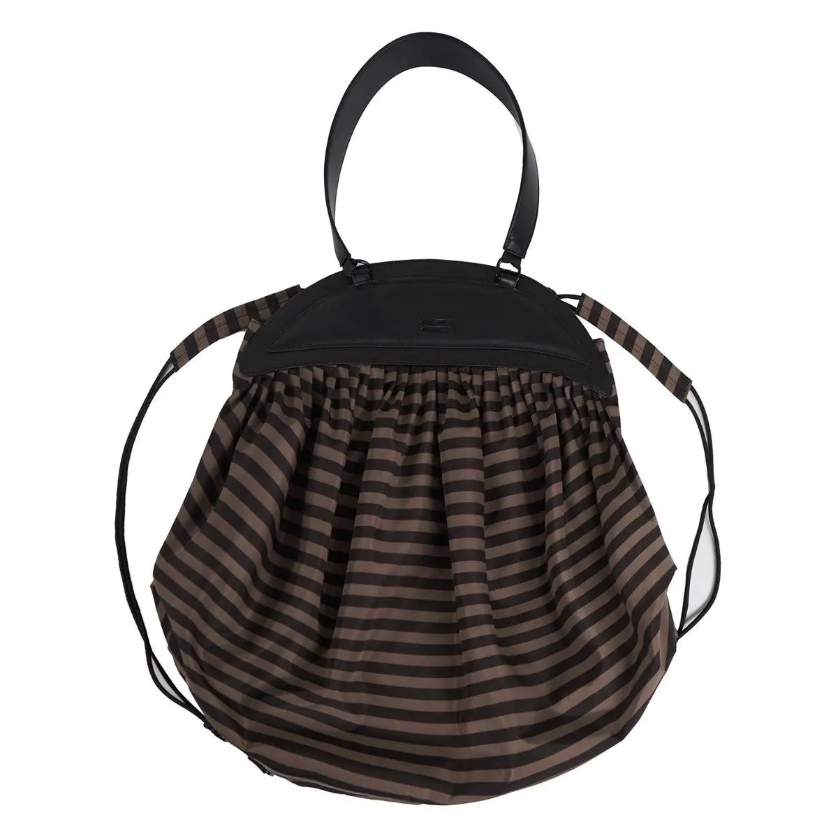 Miyagawa Striped Bag Fashion High-capacity Design with Two Shoulders and One Shoulder Bag Spicy Girl New Backpacks