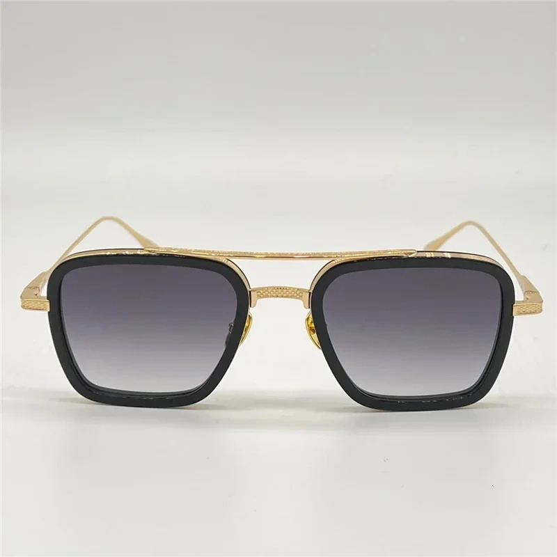 Mens Sunglasses Womens Style Flight 006 Anti UV Retro Board Square Full Frame Special n Glasses Random Box 241106