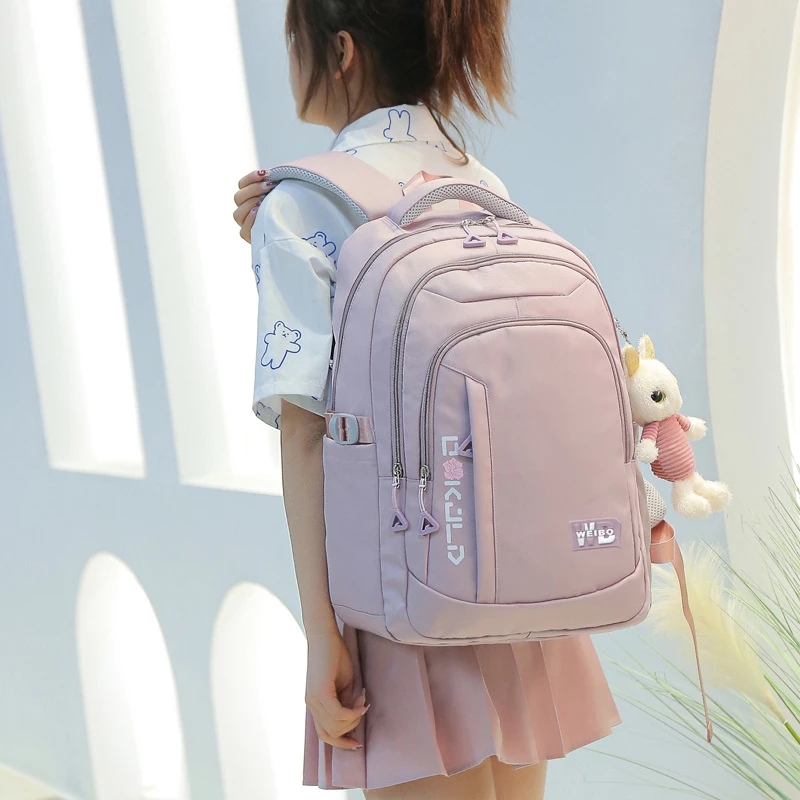 Children Orthopedics School Bags for Teenager Girls Kids Satchel Primary Waterproof School Backpack Schoolbag Mochila Infantil