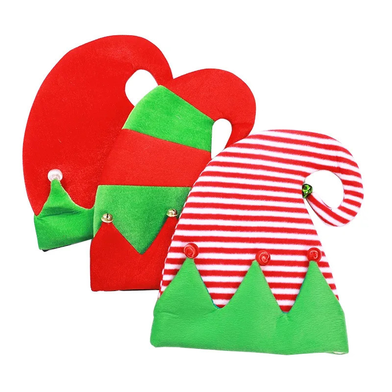 Holiday party elf hat clown hat hip-hop hat creative line leg hat Christmas tree hat Christmas tree hat Christmas tree hat 241106