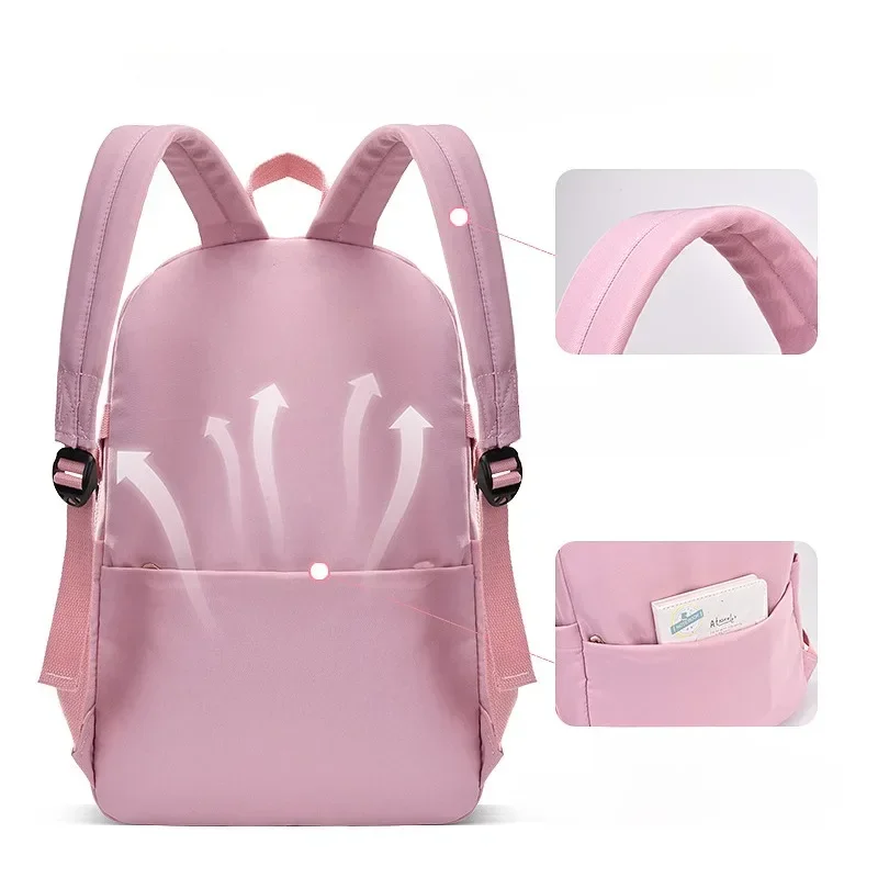 Best Kids Schoolbag Portable School Backpack for Girls High-quality Children School Bags with Multiple Pockets and Waterproof