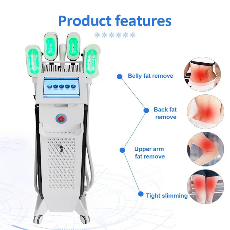 High Powerful 360 Cryo Body Slimming Fat Freeze Cryolipolyse Machine Professional Cryotherapy Equipment That Provides Entire Body Cooling Beauty Devic