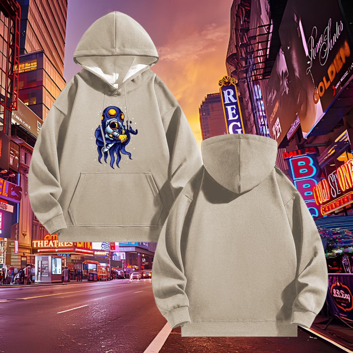 Designer Fashion Mens Hoodie Hooded Collar Long Sleeves Soft Men Clothes Hoodie Black Oversized Tops Hoodie Anime Printing Street Warm Fleece
