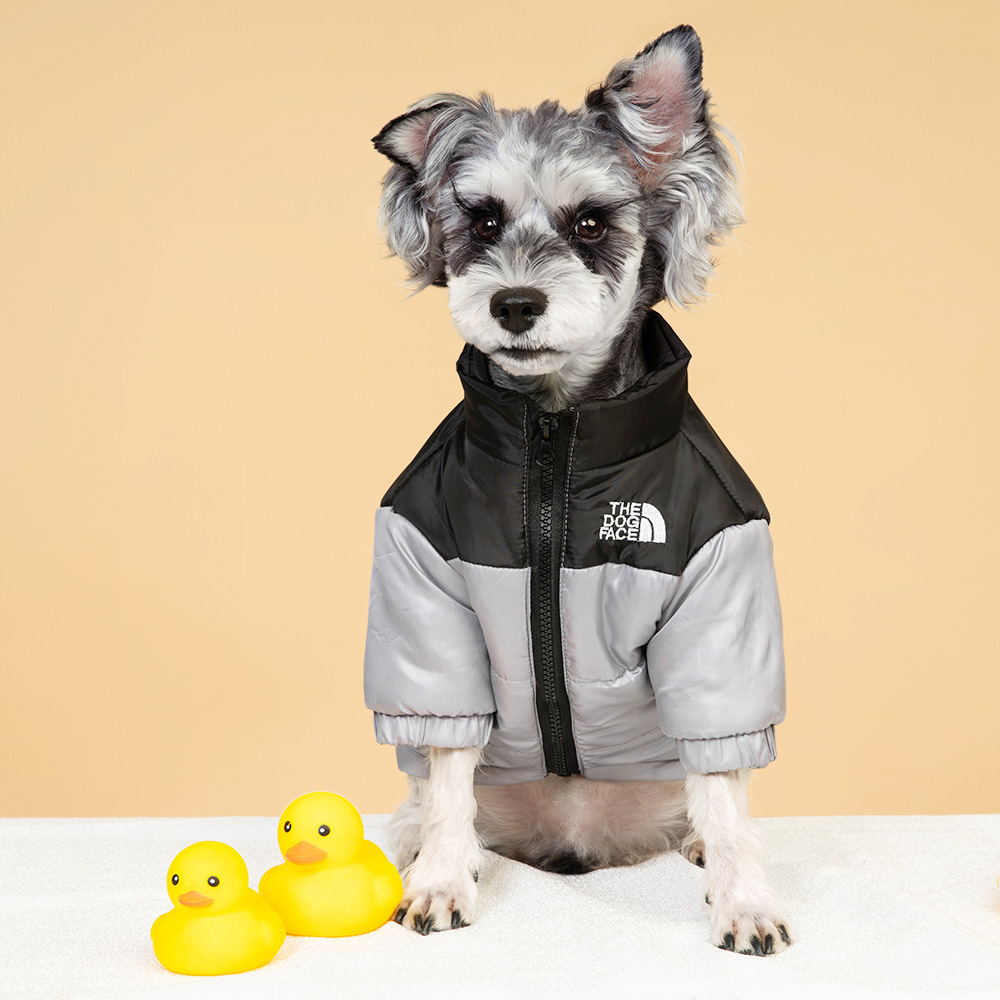Clothing et The Face Designer Apparel Warm Pet Coat Embroidered Cloth Dog Supplies Free shipping