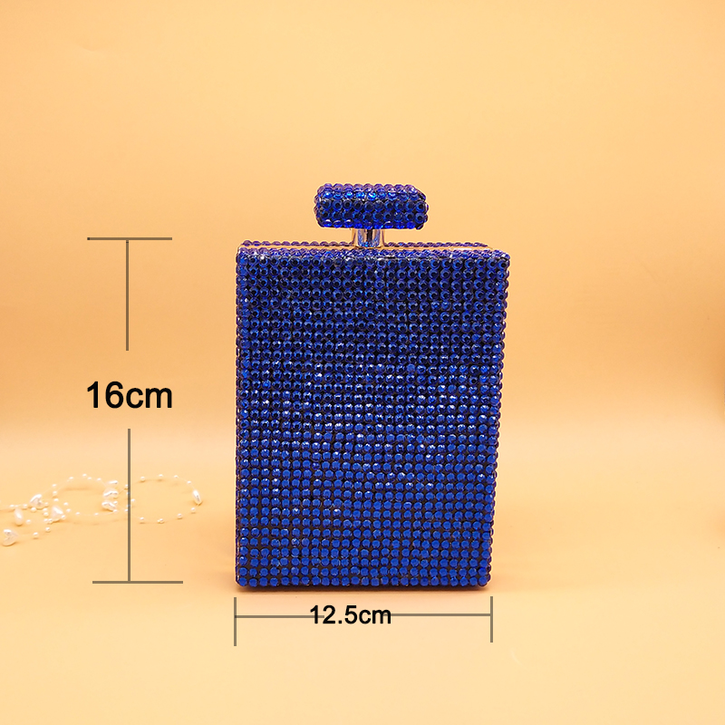 Fashion Crystal handbags women evening bags Chain Shoulder bags Rhinestone party purse Day Clutches