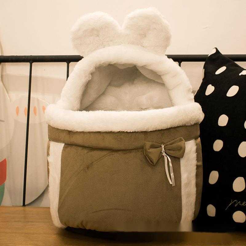 Pet cat backpack, large capacity backpack, autumn and winter warmth, chest strap, dog backpack, cat bag 241115