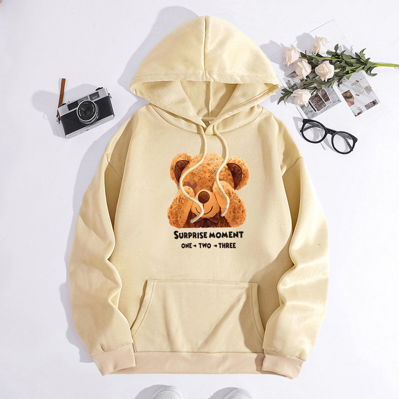 New autumn and winter fashion letter printed hooded back collar and women's plush hooded sweatshirt designer trendy T-shirt