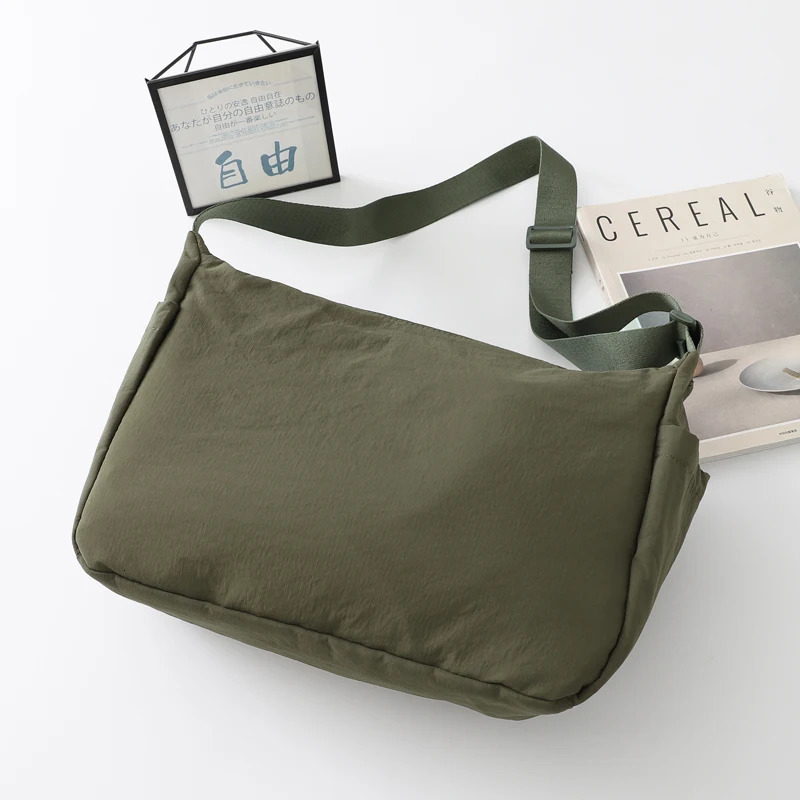 Japanese Nylon Travel Shoulder Man Bag Streetwear Style College Teens Sling Mens Messenger Bags Causal School Cross 241106