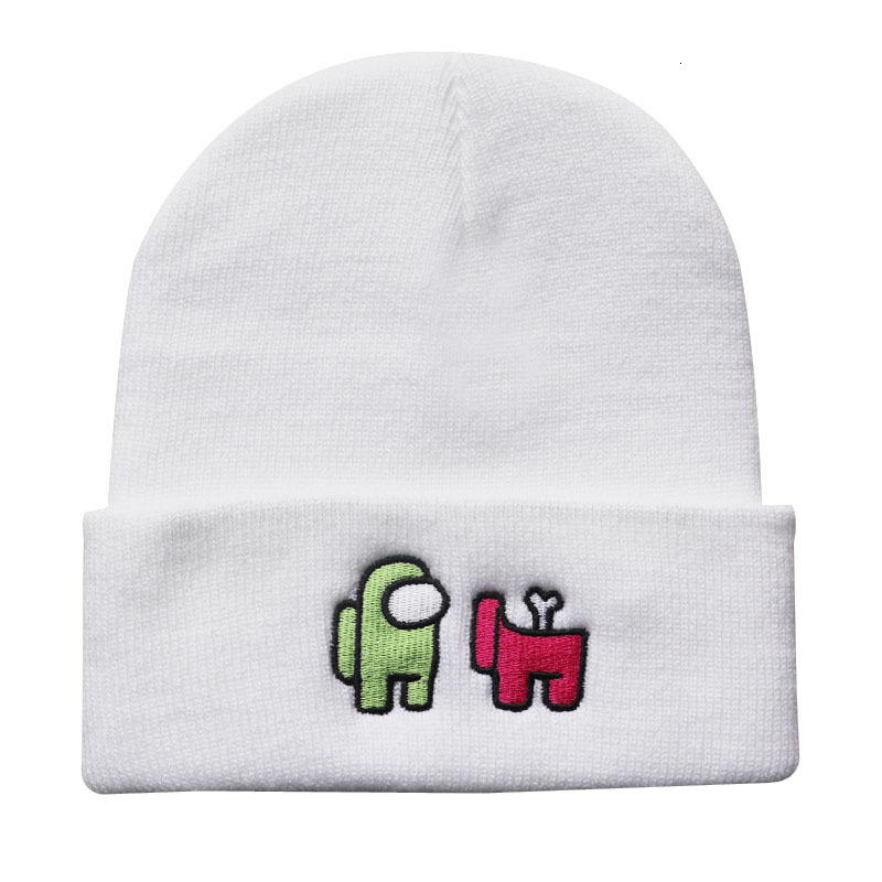 High quality design, Autumn and winter Cartoon for Male and Female Embroidered Knitted Warm Woolen Hoodie Cold Hat