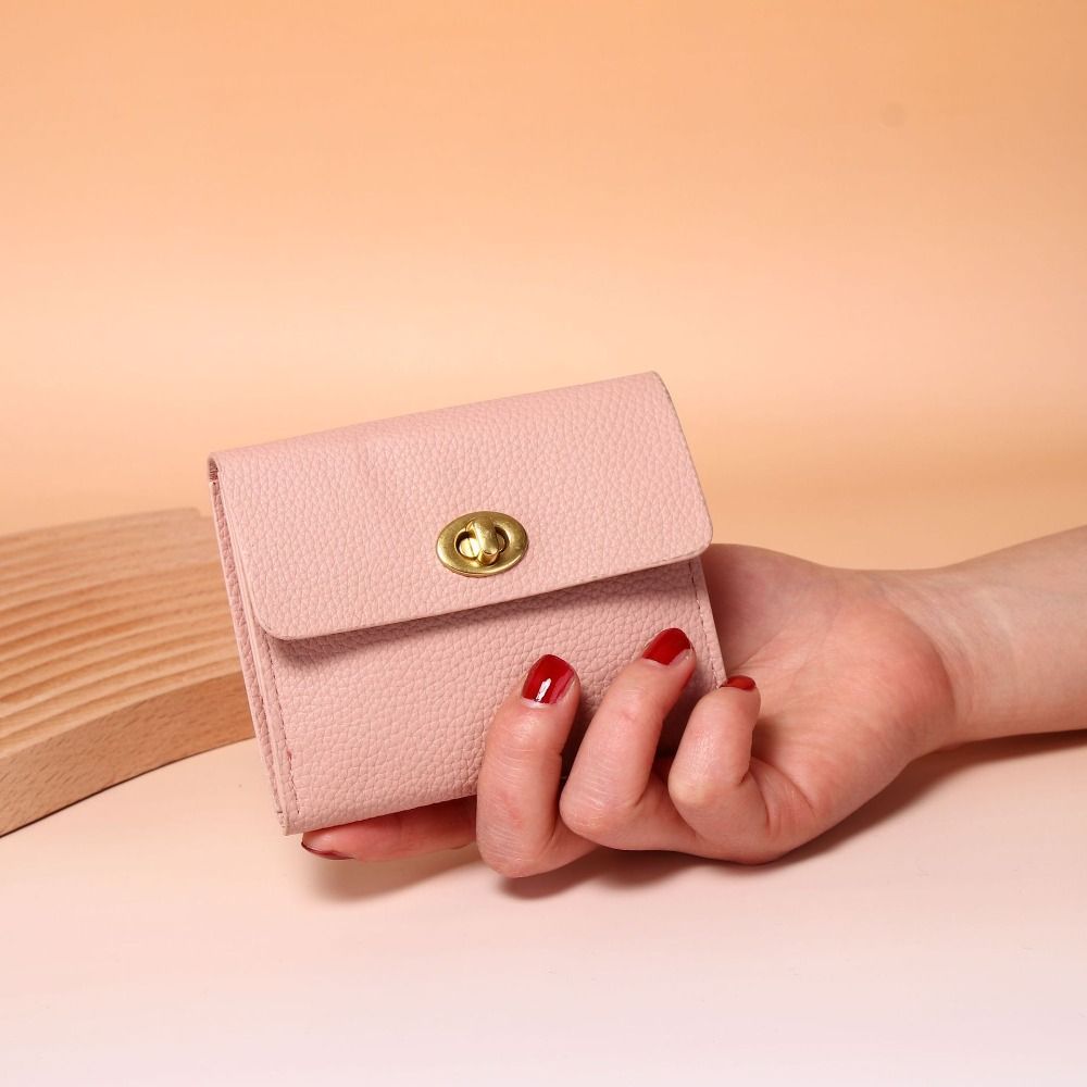 New Women PU Leather Coin Purses Female Wallets Lady Small Coin Pocket Short Card Holder Mini Money Bag Portable Clutch