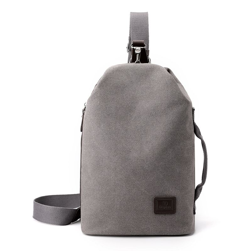 Canvas bag, large-capacity retro crossbody bag, multifunctional fashion shoulder bag, student backpack bag