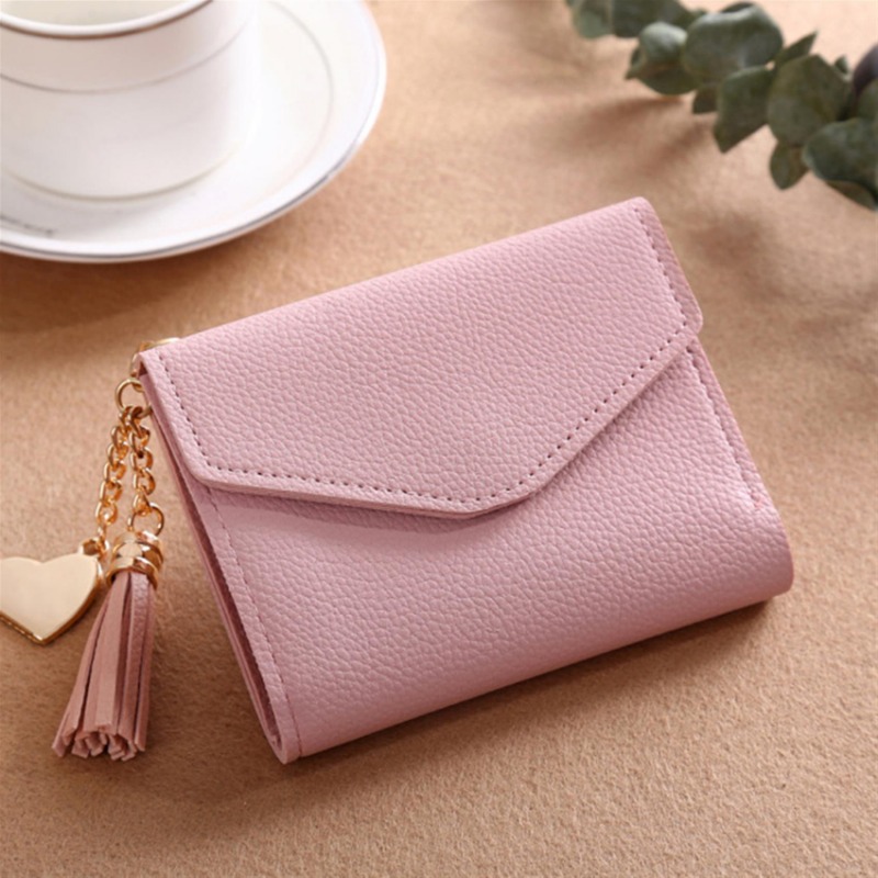 Women Small Wallet Purse Card Holder Zip Coin Handbag Wallets for