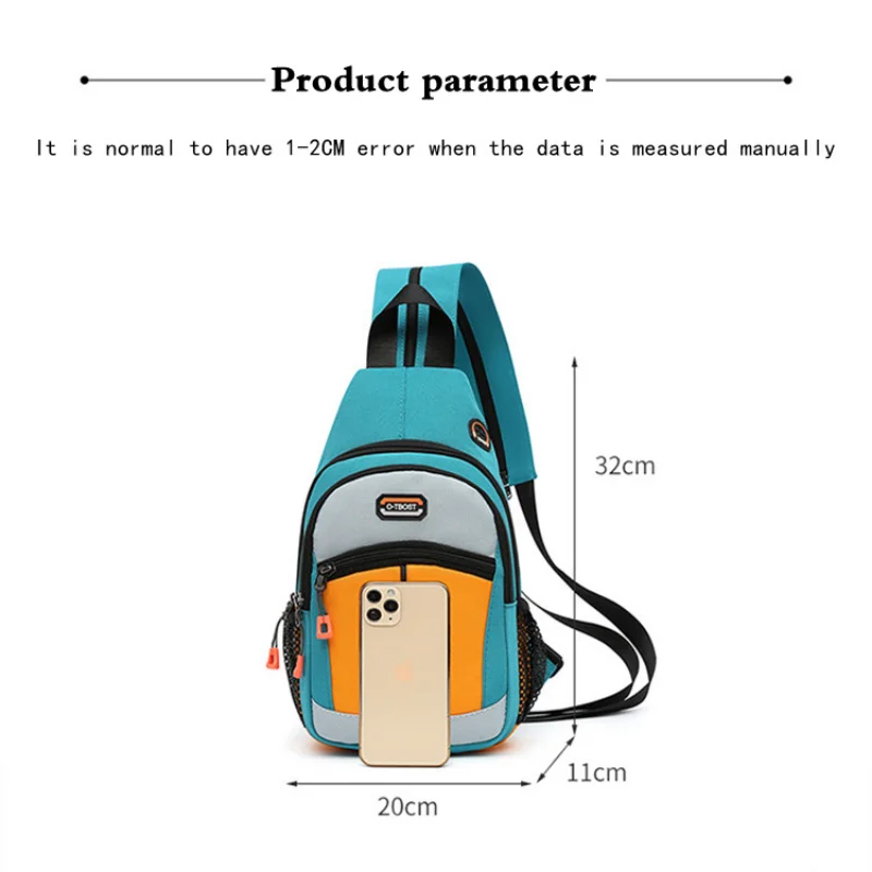 Oxford Small Shoulder Bag Simple Casual Student Chest Pack Traveling Outdoor Sports Mochila Men bag Fashion Women Mini Backpacks