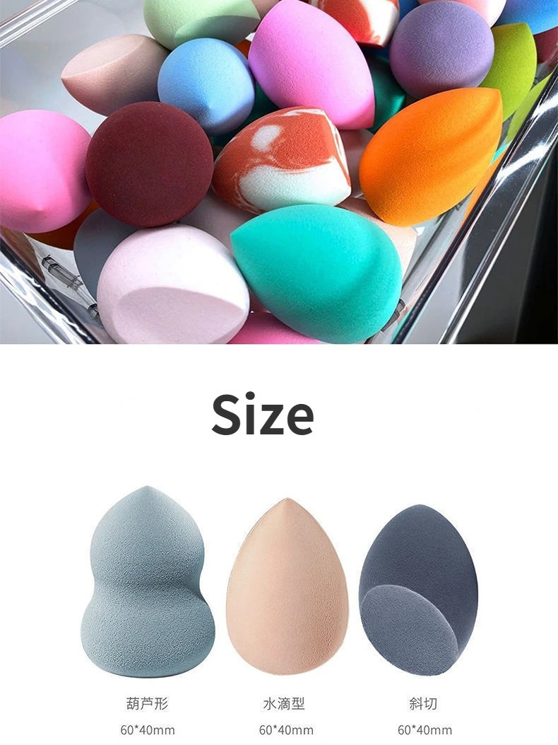 30 Beauty Egg Makeup Blender Cosmetic Puff Makeup Sponge Cushion Foundation Powder Sponge Beauty Tool Women Make Up Accessories 240329