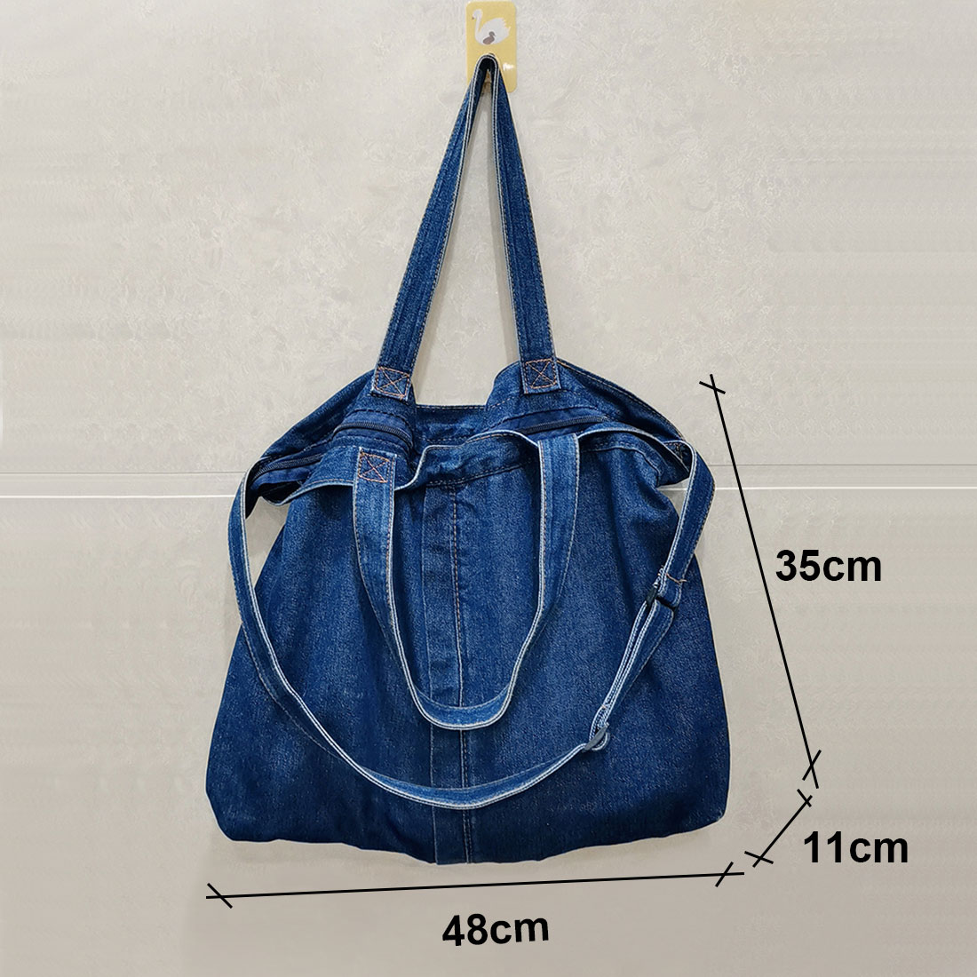 Denim Shoulder Bags for Women Casual Jeans Bags Designer Tote Crosbody Luxury Handbags Denim Shopping Bag Bolsos Para Mujer 2023