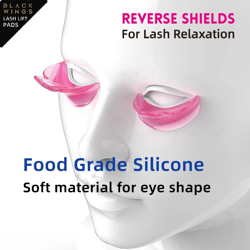 Reverse Shield rEyelash Curling Lift Pad Eyelash Pad Silicone Rod for Eyelash Used for Eyelash Makeup 241107