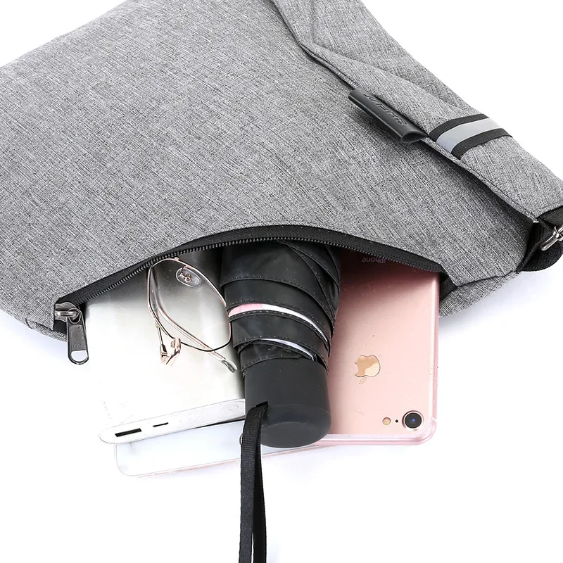 2024 New Large Capacity Men's Chest Bag Nylon Waterproof Oxford Cloth Wear-resistant Lightweight Shoulder Bag Outdoor Sports Bag