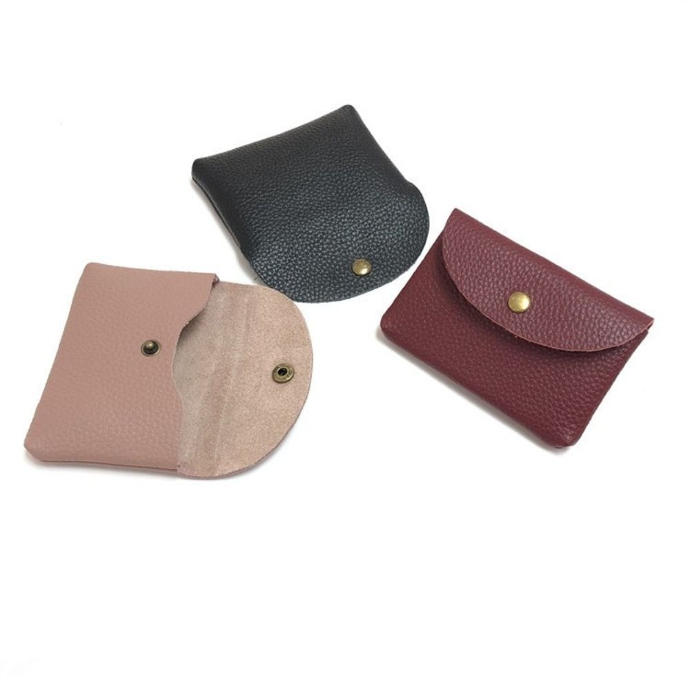 Portable Real Leather Card Holder Cute Soft Cow Leather Business Credit Cards Sleeve Bank Card Case Gifts