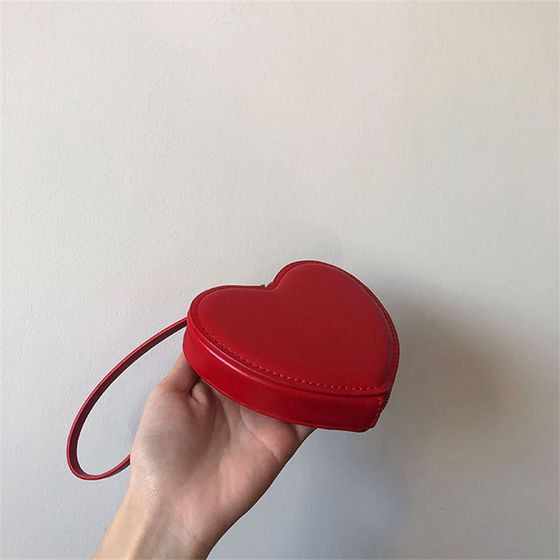 Business Wallet Designer Original Brand Womens Wallets for Women Sale Purses for Girls Kawaii PU Leather Heart Bag free Shipping