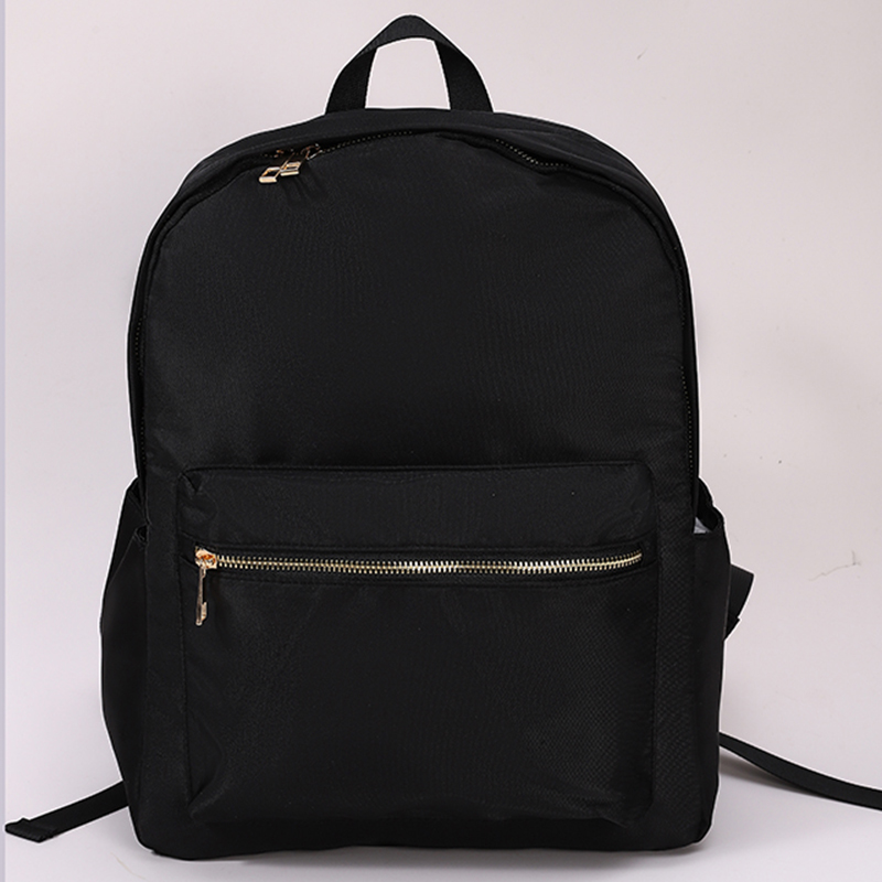 stock large capacity customizable logo travel storage bag Macaron Candy Color New Light Pink nylon backpack