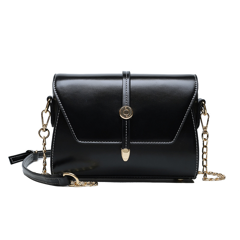 Retro messenger bag PU leather lady chain shoulder messenger bag lady designer wallet handbag fashion mobile phone bag