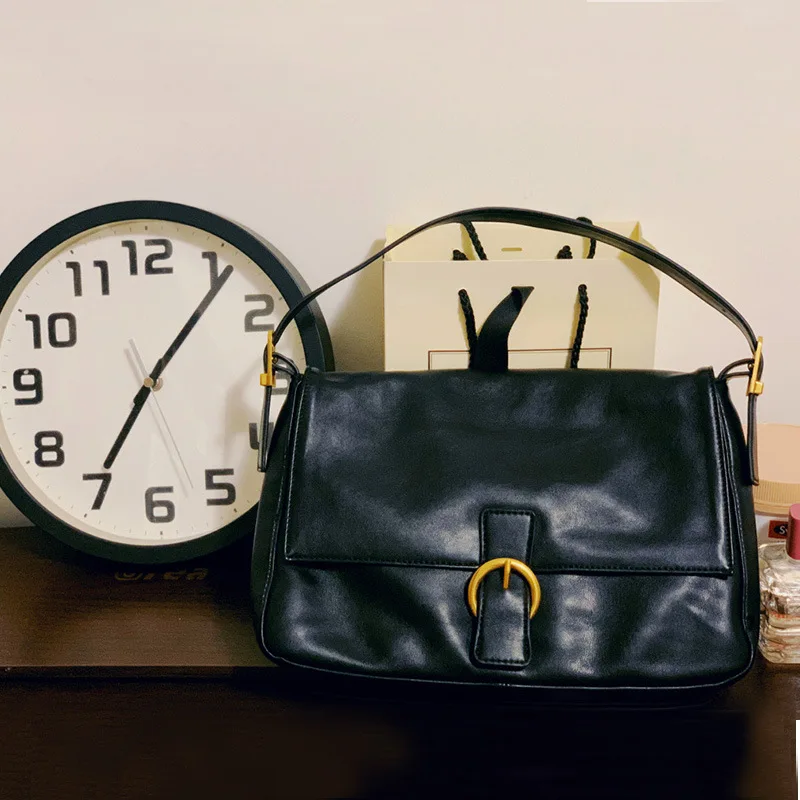 Bag new large-capacity armpit bag women's crossbody trend European and American handbag shoulder bag retro niche design