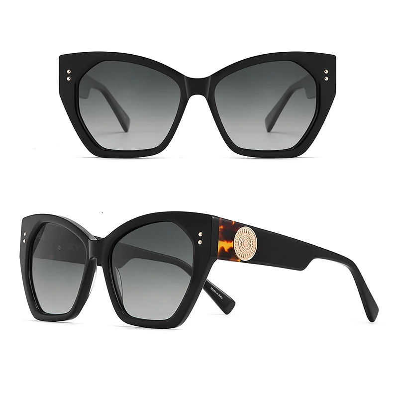 GCV acetic acid appearance patent n womens butterfly rectangular triangular polarized sunglasses UV400 fashion 241106