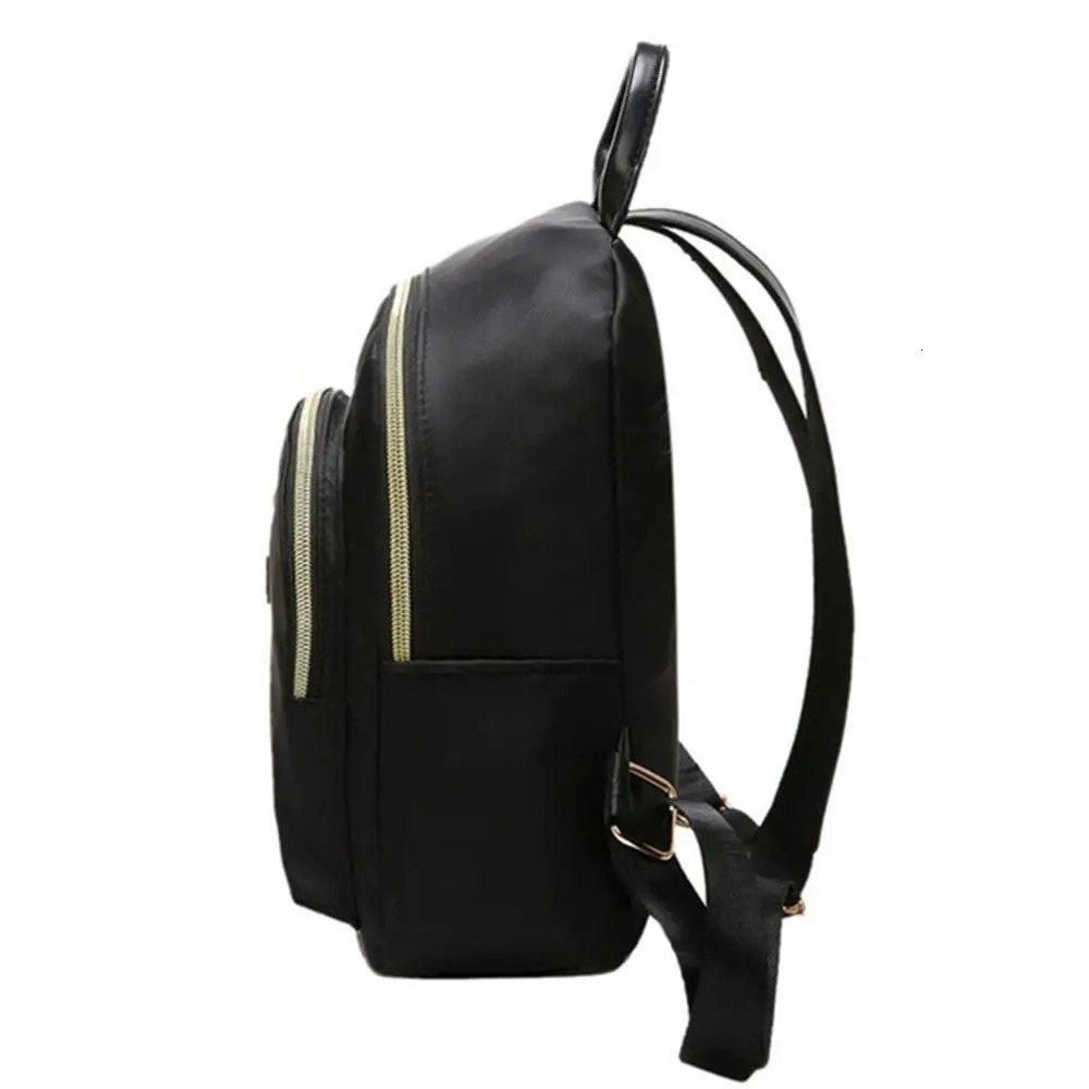 Womens MultiFunction fashion Girl Oxford Daypack Travel Cute Mini Backpack Shoulder Bag Black Purse 241029
