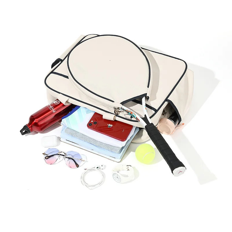 Tennis Bag Women Men Messenger Bag Tennis Racket Bag Waterproof Sport Handbag Padel Racket Pack Badminton Squash Versatile 241107