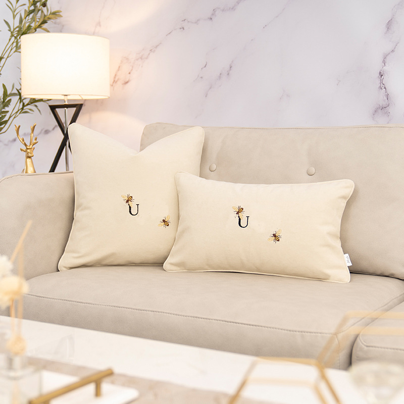 Designer Decorative Pillow Fashion Letter Size 30*50 45*45 50*50 Cushion Cushions Home Decorate For Bedding Room Chair Sofa Car Office Hotel
