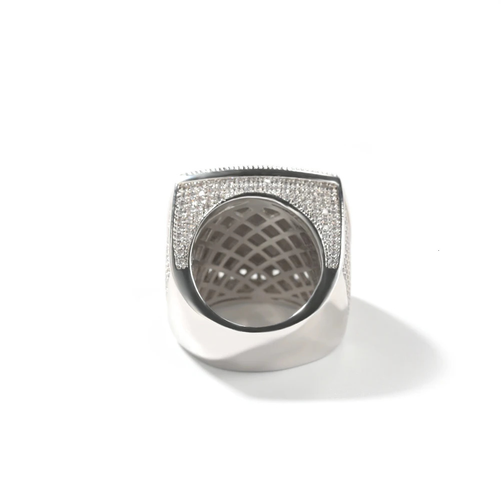 UWIN customized letter ring all ice cube zirconia personalized name party ring mens and womens fashion hip-hop jewelry 241106