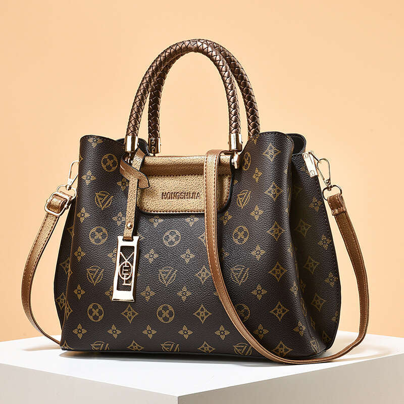 Classic handbag atmospheric texture women's shoulder crossbody bag, large capacity commuting bag